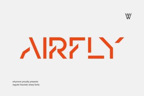 Airfly: A Futuristic Font for Digital Branding