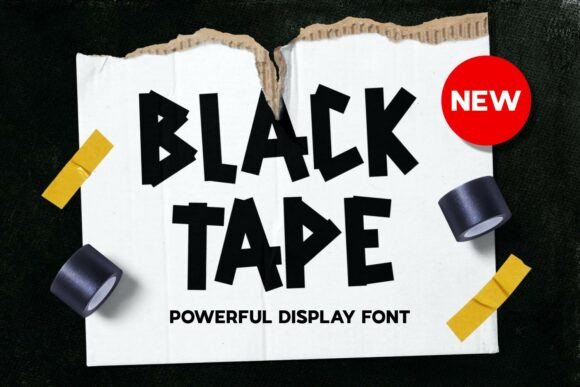 Blacktape Font for Bold Design