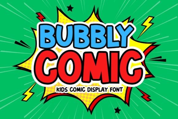 Bubbly Comic Font for Creative Brands