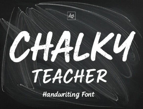Chalky Teacher Font for Creative Projects