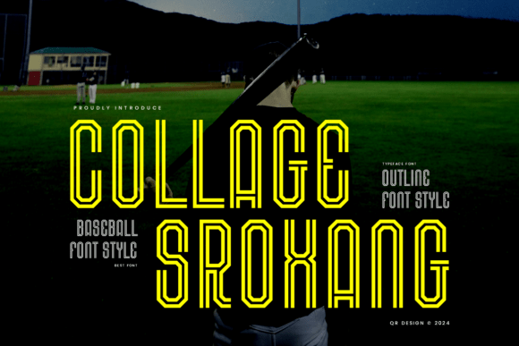Collage Sroxang Font for Business Branding
