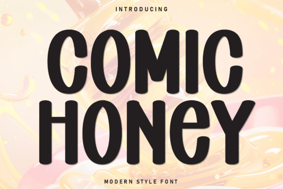 Comic Honey Font for Creative Design