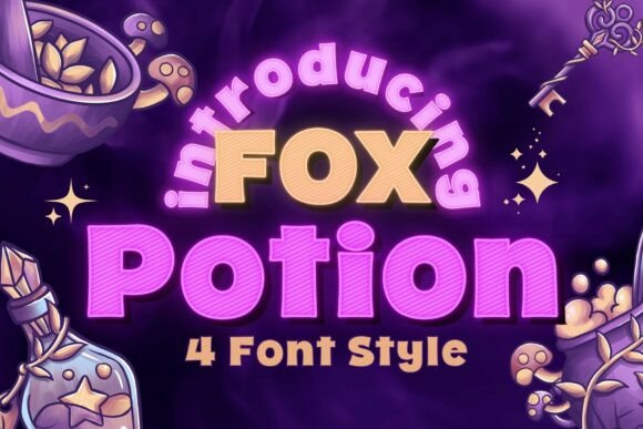 Fox Potion Font for Creative Projects