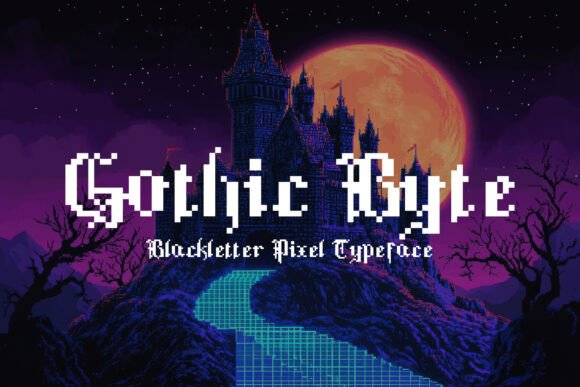 Gothic Byte Font for Bold Branding