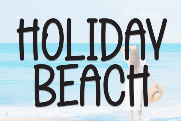 Holiday Beach Font for Editorial Design