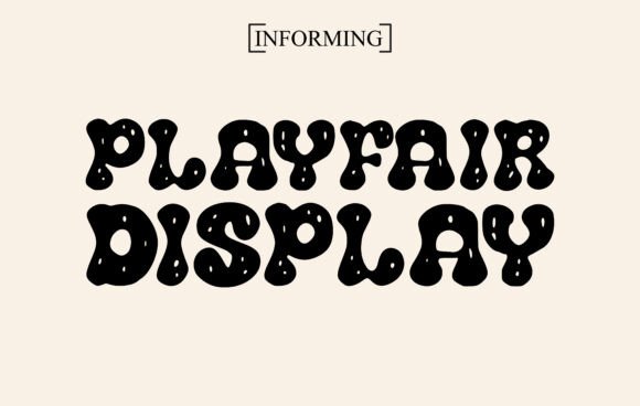Playfair Font for Creative Projects