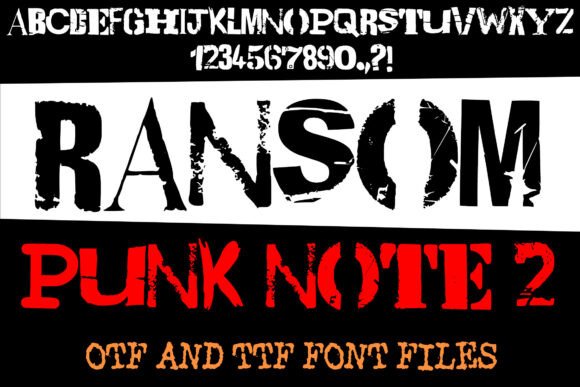 Ransom Punk Note 2 Font
