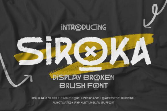 Siroka: A Bold Display Font for Editorial Design