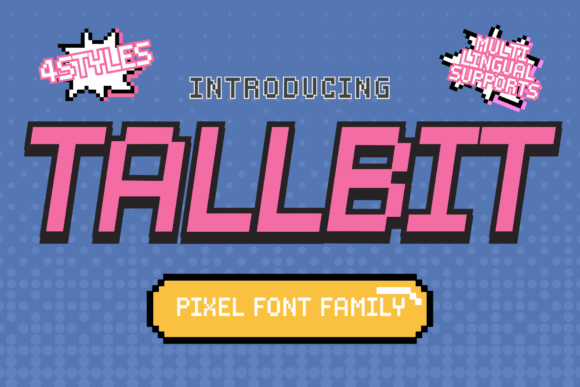 Tallbit: A Bold Display Font for Small Business Branding