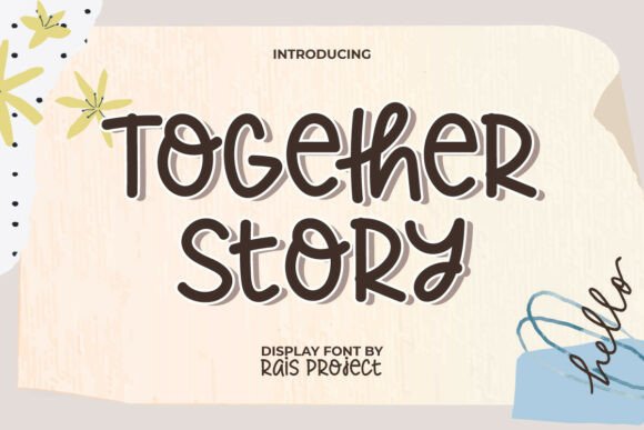 Togetherstory Font for Web Design