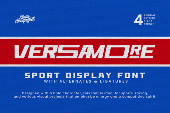 Versamore Font for Creative Projects