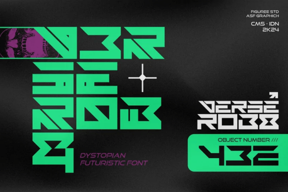 Verse Robo: A Cyberpunk Typeface for Bold Design